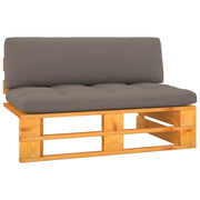 Divano Centrale Giardino a Pallet Marrone Miele Pino Impregnato cod mxl 56337