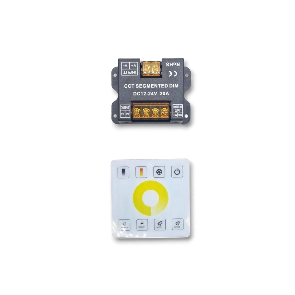STRISCIA LED CCT 24V 15W\MT CAMBIA 3 TONALITA LUCE BIANCA 3000 4000 6500 238 LED\MT CON TELECOMANDO DIMMERABILE