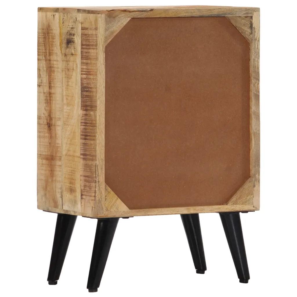 Comodino 40x30x60 cm in Legno Massello di Mango cod mxl 31013