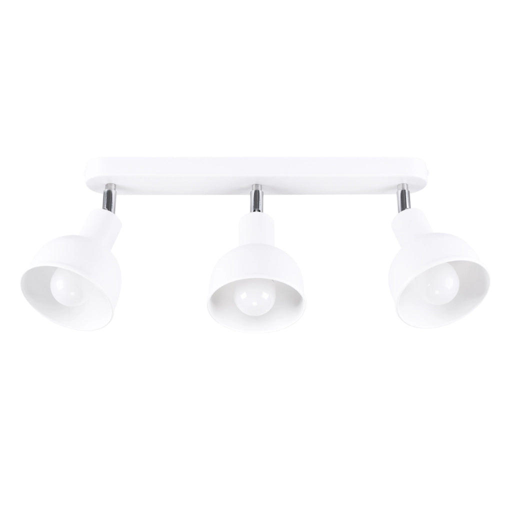 Spot soffitto triplo minimal bianco 3xE27 Pure Lume