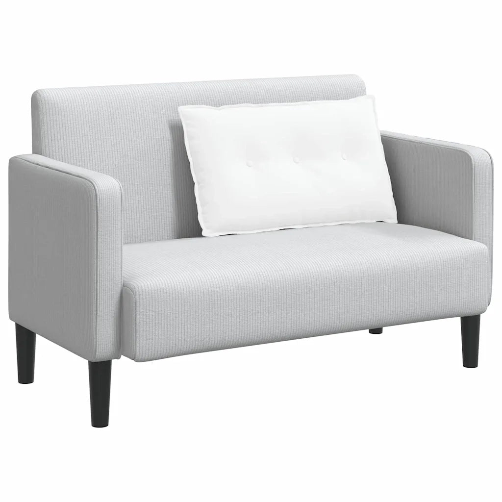 Cuscino per Schiena Bianco 80 x 19 x 50 cm Tessuto