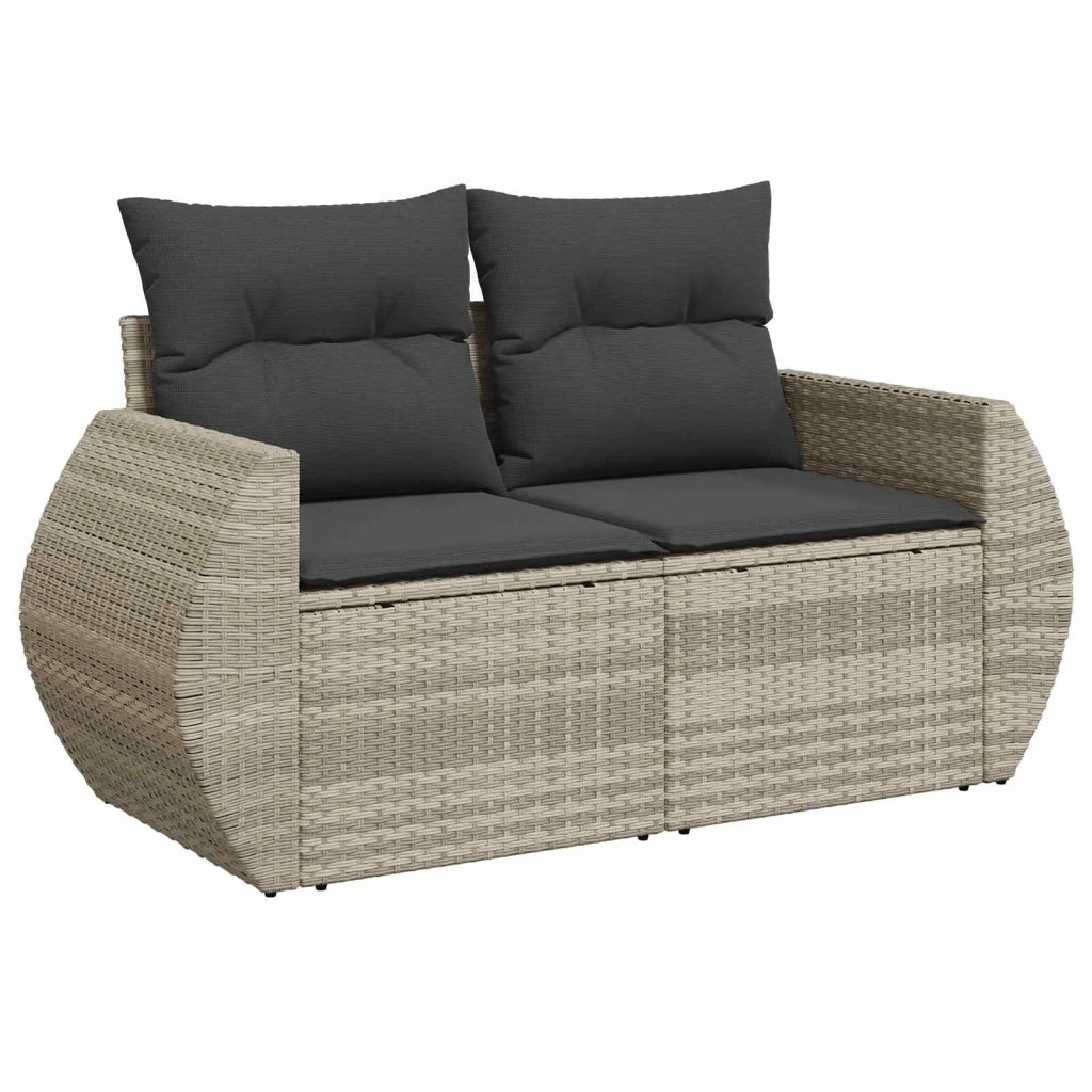 Set di divani 7 pcs Grigio chiaro e grigio scuro 3448832