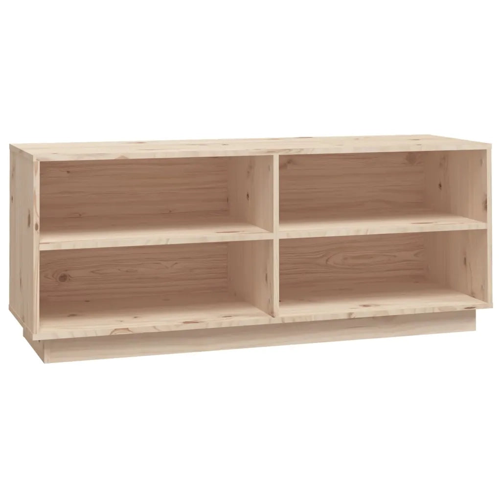 Scarpiera 110x34x45 cm in Legno Massello di Pino 813540