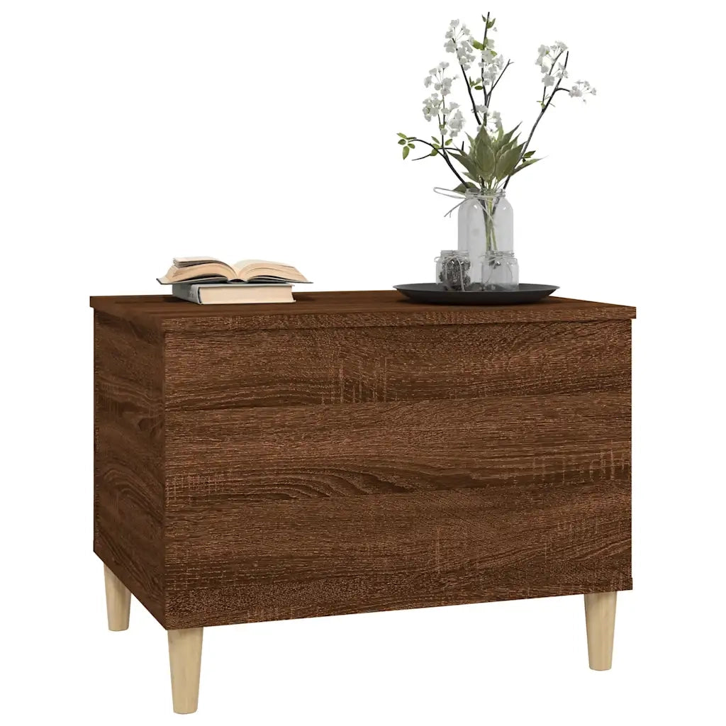 Tavolino salotto | Tavolino da caff¨¨ | Tavolino da Soggiorno Rovere Marrone 60x44,5x45 cm Legno Multistrato