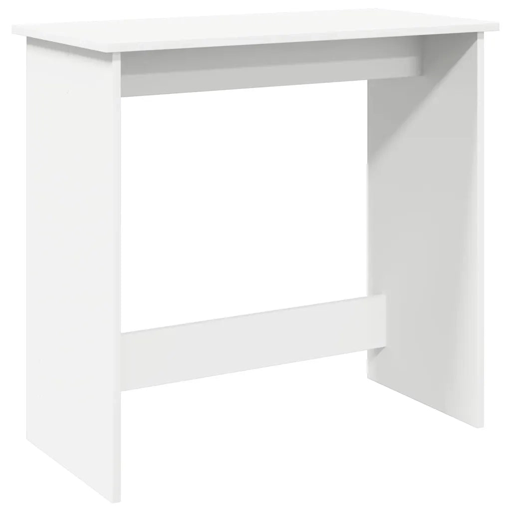 Scrivania-Scrivanie per ufficio e studio-Scrittoio Bianca 80x40x75 cm in Legno Multistrato 340845