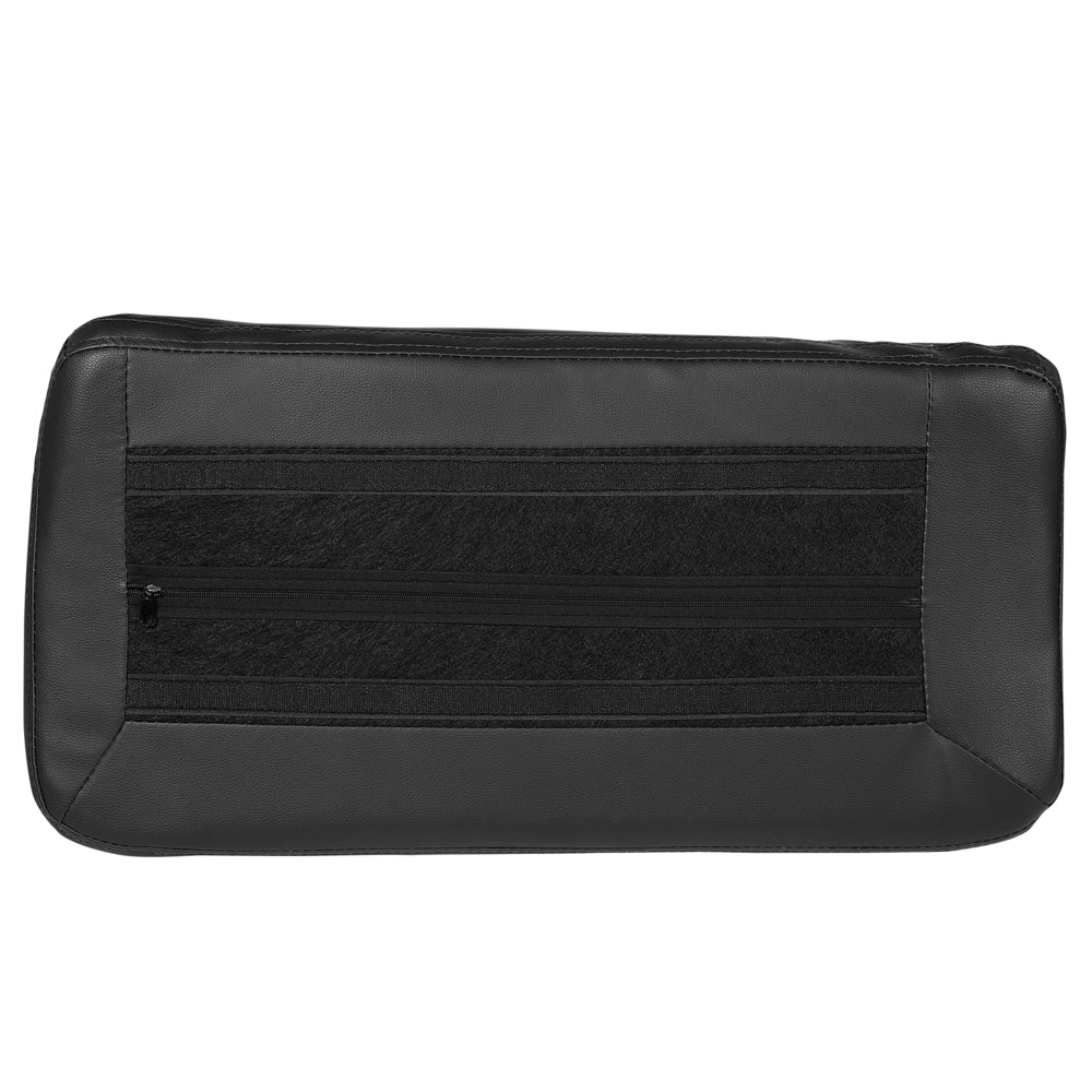 Divano da soggiorno in ecopelle a 2 posti Nero moderno divanetto