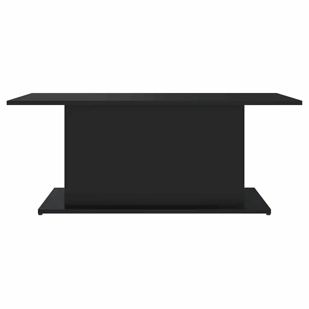 Tavolino da Salotto-Tavolino da soggiorno-Tavolo Nero 102x55,5x40 cm in Truciolato