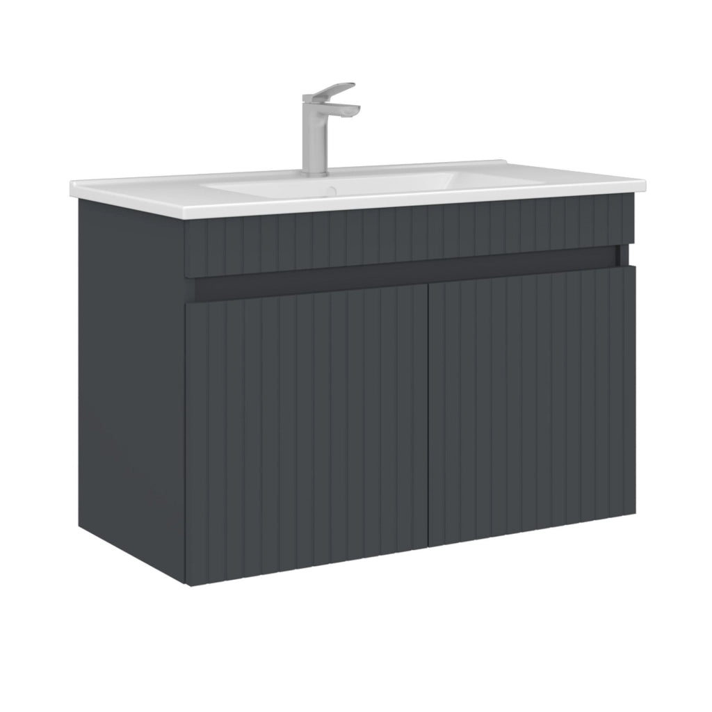Mobile lavabo "Tivoli 85" - 85 x 45 x 57 cm - Antracite opaco