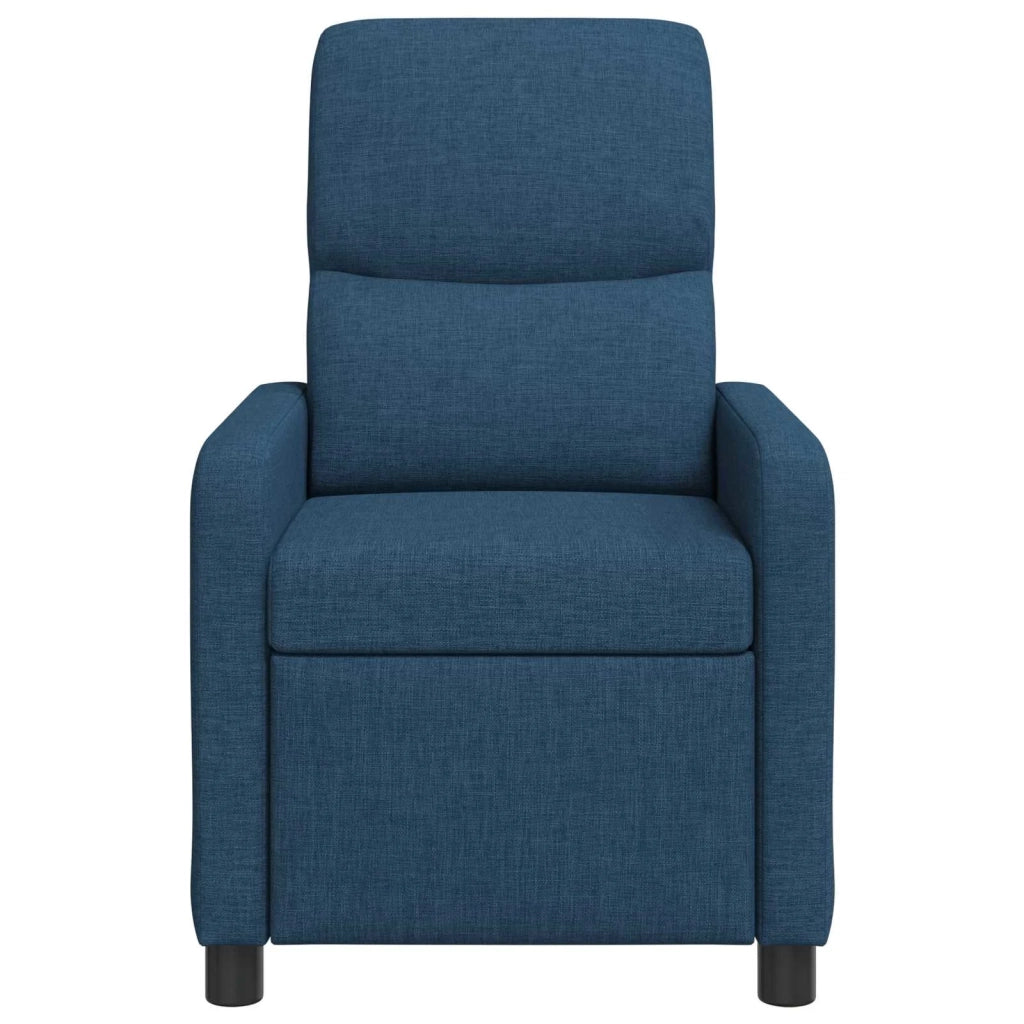 Divano Sedia-Poltrona reclinabile Blu Tessuto 785488