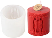 Modelli di cera in silicone - Mould per candele - Ideale per matrimoni - Decorazione per torta