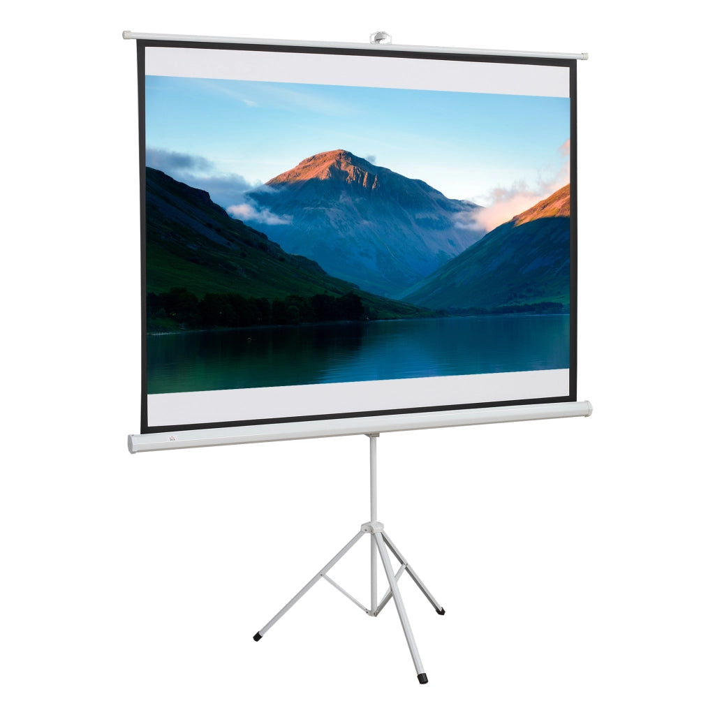 Telo Proiettore 84 Pollici 4K HD 4:3 ¨C zephmum ¨C Bianco con Treppiede Regolabile
