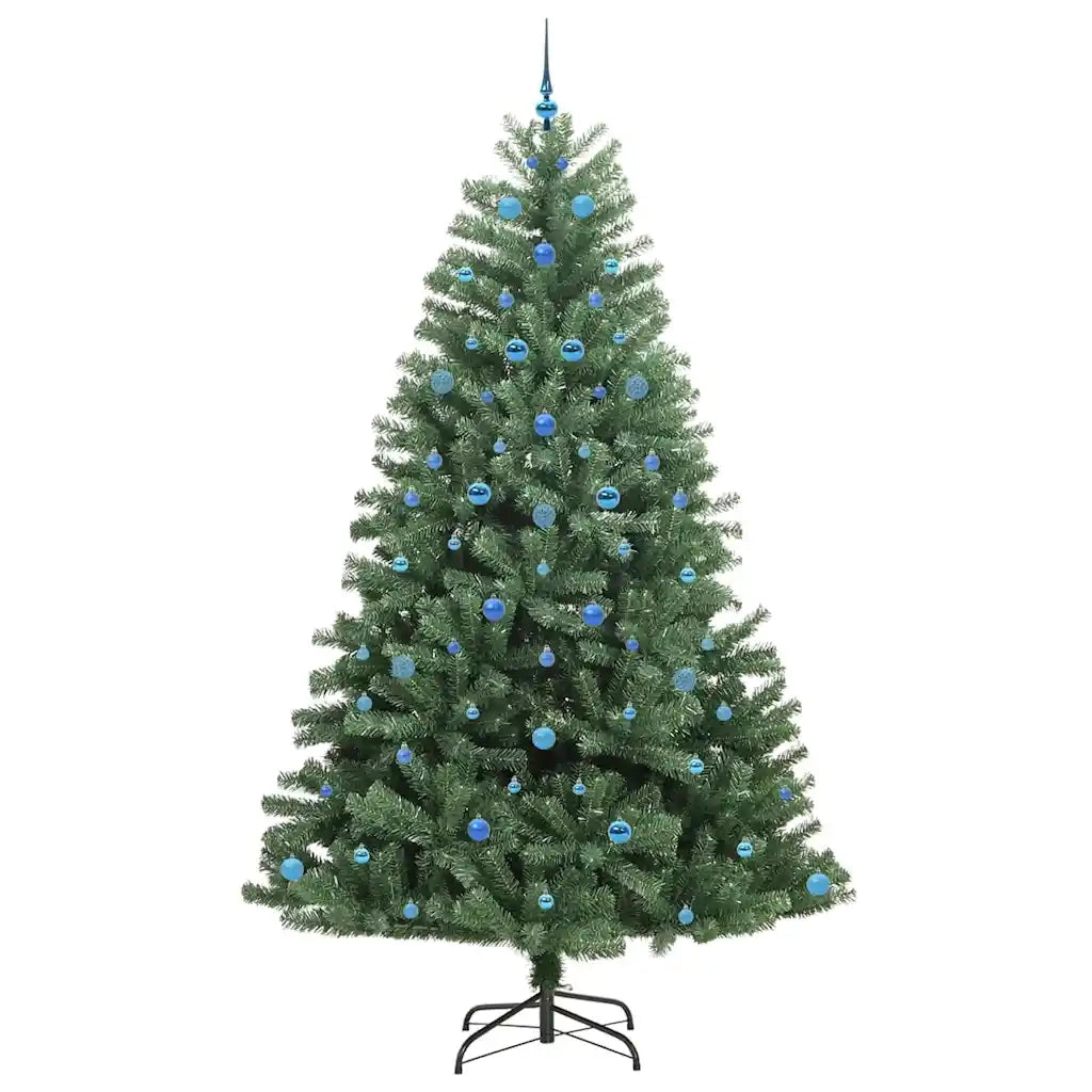 Albero di Natale | Decorazioni natalizie Artificiale con Rami Pieghevoli Verde 240 cm