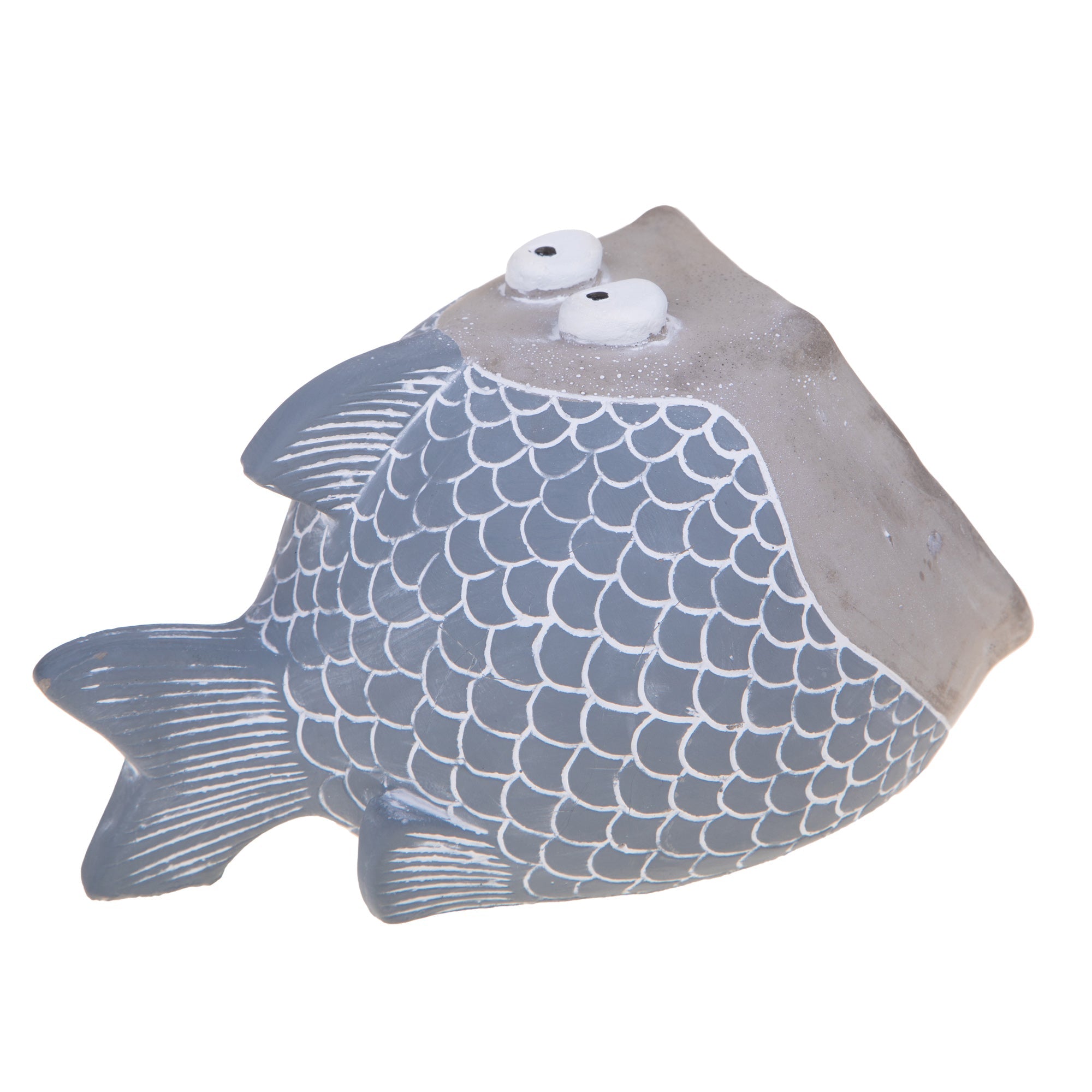 Set 2 Contenitori Decorativo Pesci 20x12,5 H 11,5 cm