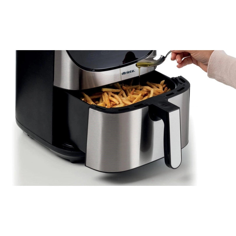 Friggitrice ad aria 1800W, 7L, 2,8kg, 12 programmi, cestello antiaderente con griglia - Metal