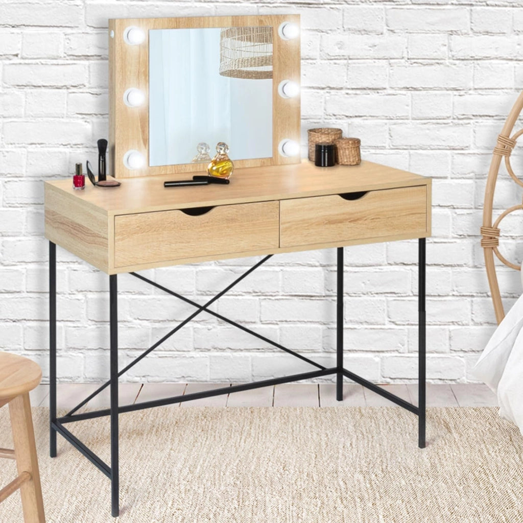 Toeletta con specchio di design industriale LOUISA