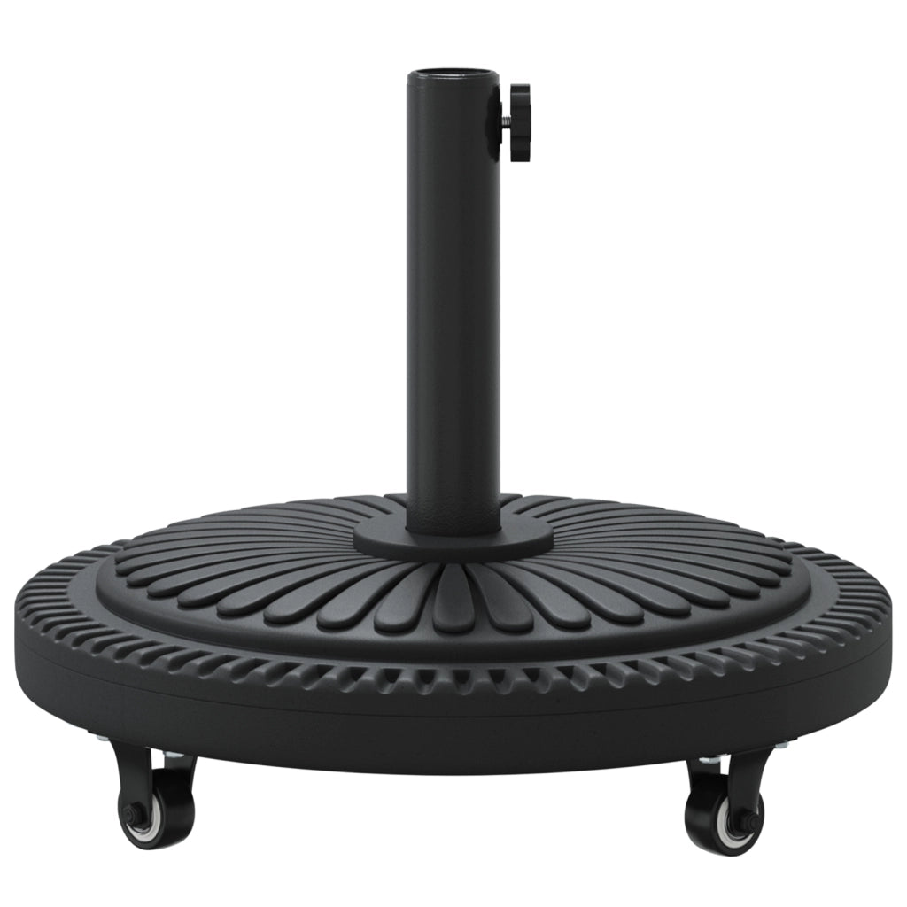 Base per Parasol  con Ruote per Poli Ã˜38-48 mm 13 kg Rotonda
