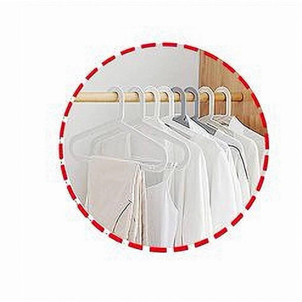 Trade Shop - Set 5 Pz Grucce Stampelle Appendiabiti Plastica Celeste Vestiti Pantaloni 87686 -