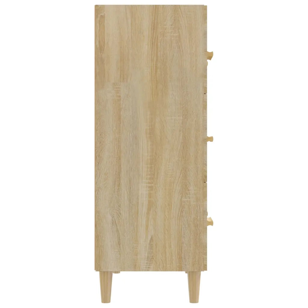 Credenza Rovere Sonoma 70x34x90 cm in Legno Multistrato 812153