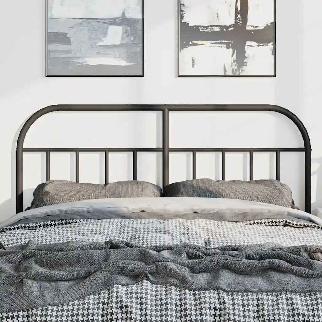 Testiera di Ricambio in Metallo Nero 150 cm 353669