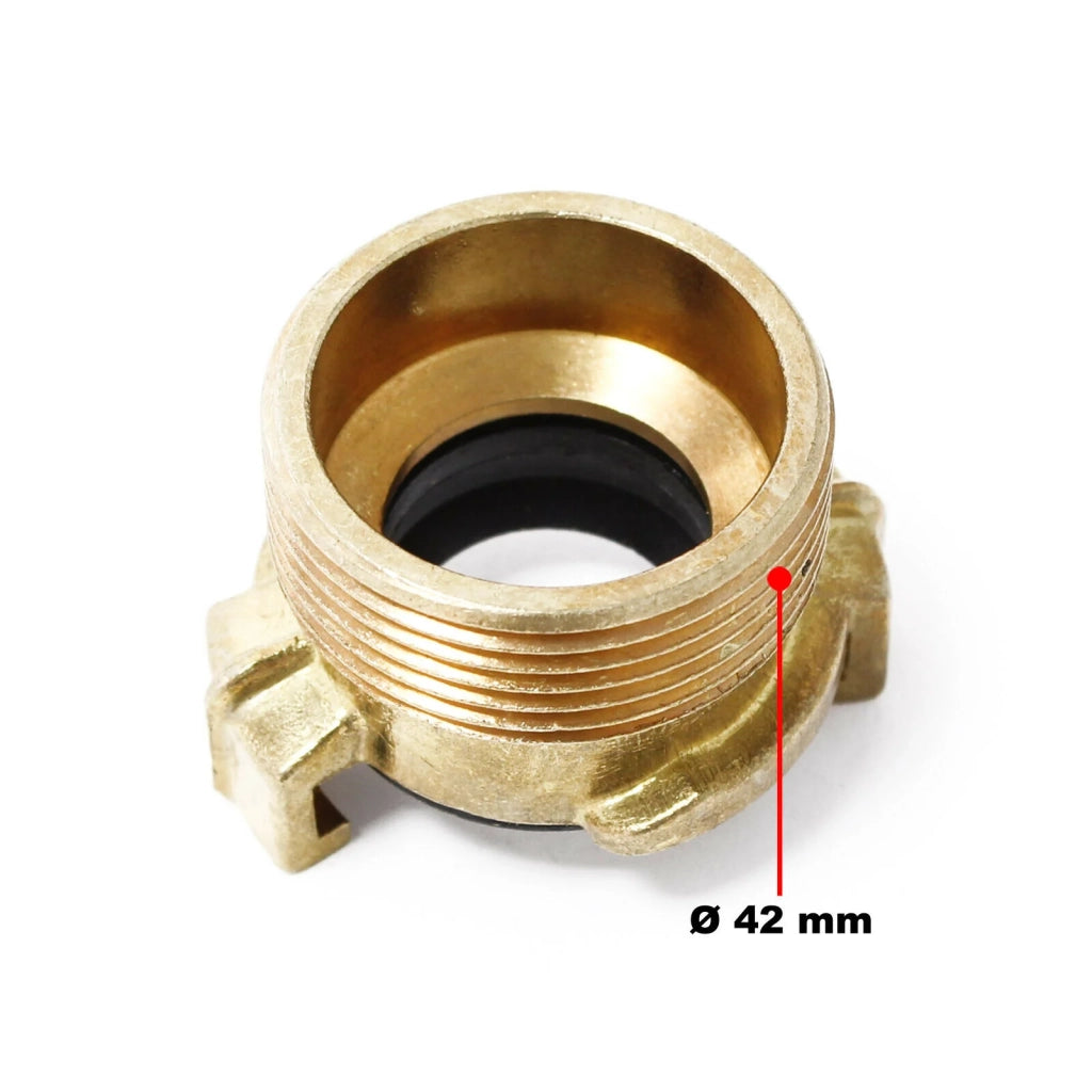 Raccordo rapido tubo acqua in ottone DN32 (1 1/4") filetto maschio 16_0002111