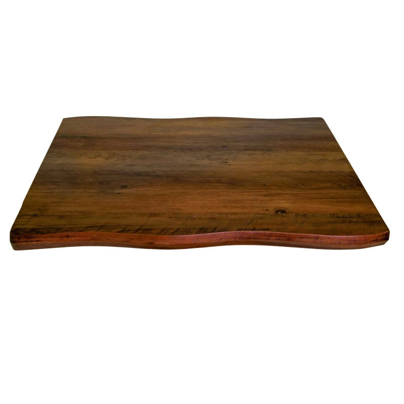 Top Tavolo Legno Canberra Noce Quadro Cm 70x70x4