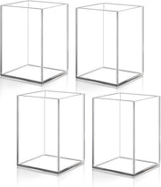 Pen holder acrilico, 4-pack, pen holder trasparente, pen holder per ufficio, pen holder per scuola, pen holder per casa