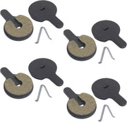 Blocco di arresto a disco 4mm di spessore - Per freni anteriori o posteriori - 4 pezzi - Facile da installare - Materiale resistente a mezza lama e resina