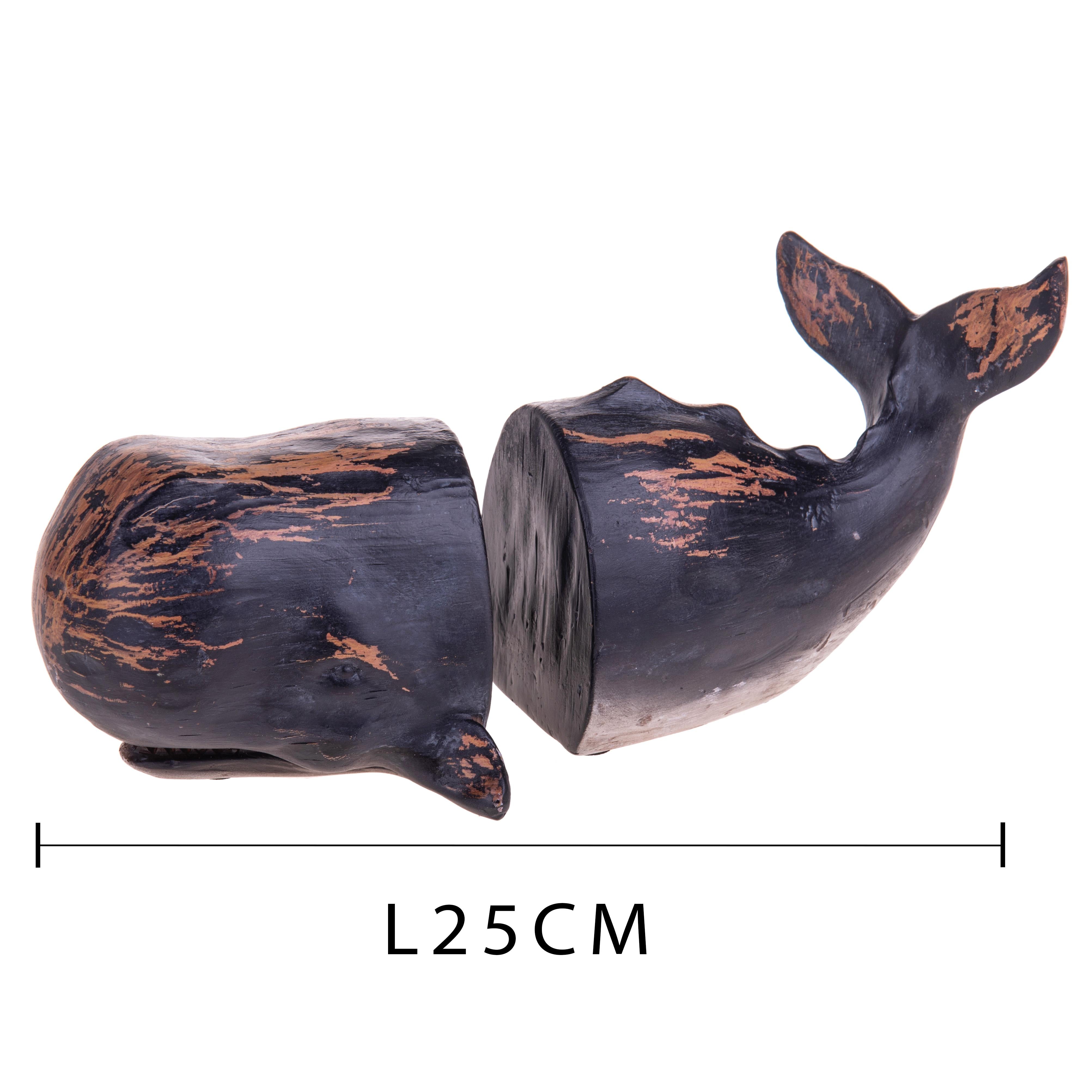 Reggilibro 2 Pz Balena 25 cm