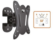 MENSOLE STAFFE A MURO PER TV ORIENTABILI SCHERMO DA 13''A 28'' SUPPORTO CM.6,5x11