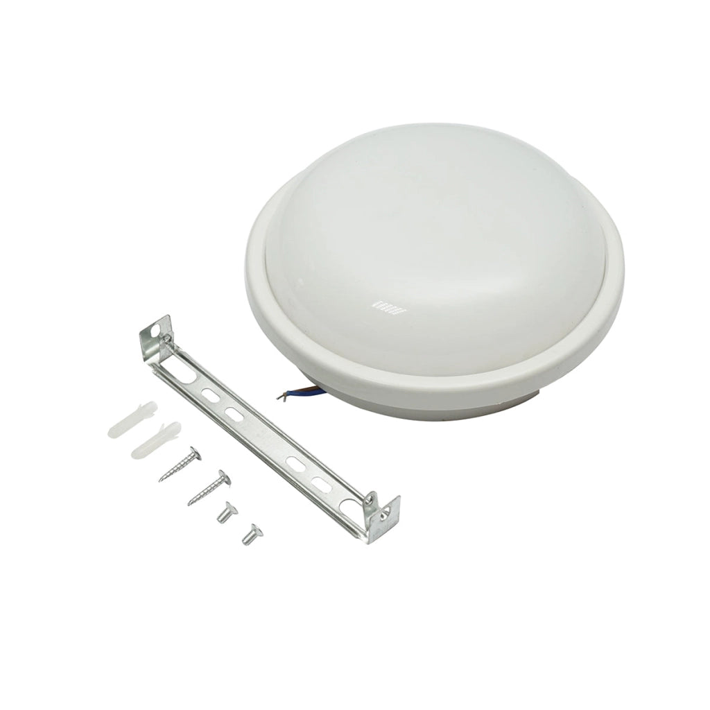 Plafoniera LED 15W, 220V 6500K, 165x58mm luce fredda illuminazione interno/esterno