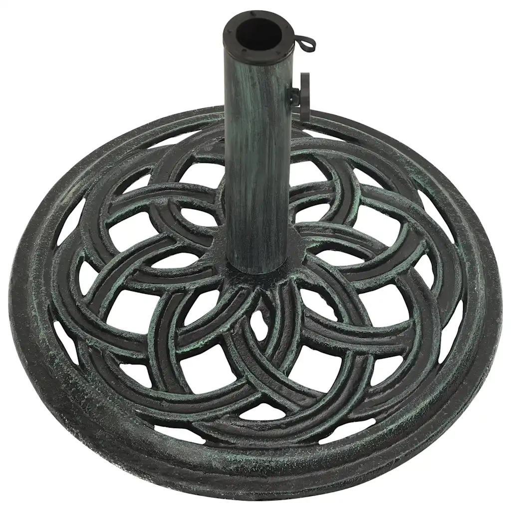 Base per Ombrellone Verde 44x44x31 cm in Ghisa 317756