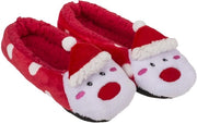 Pantofole da Natale Unisex - Disegno Babbo Natale/Fata - Superficie Superiore Sintetica - Regalo Perfetto - Magia delle Feste - Sneaker