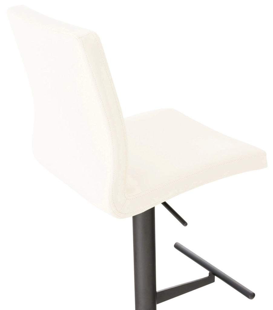 2er Set Barhocker Cadiz Kunstleder schwarz