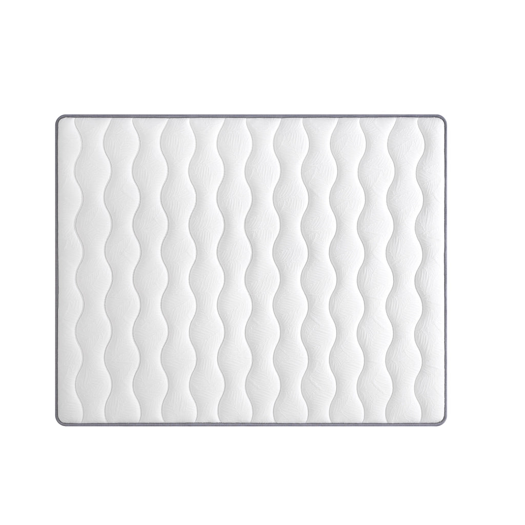 Materasso a molle 160 x 200 cm, altezza 20 cm, bianco, ergonomico e arrotolato