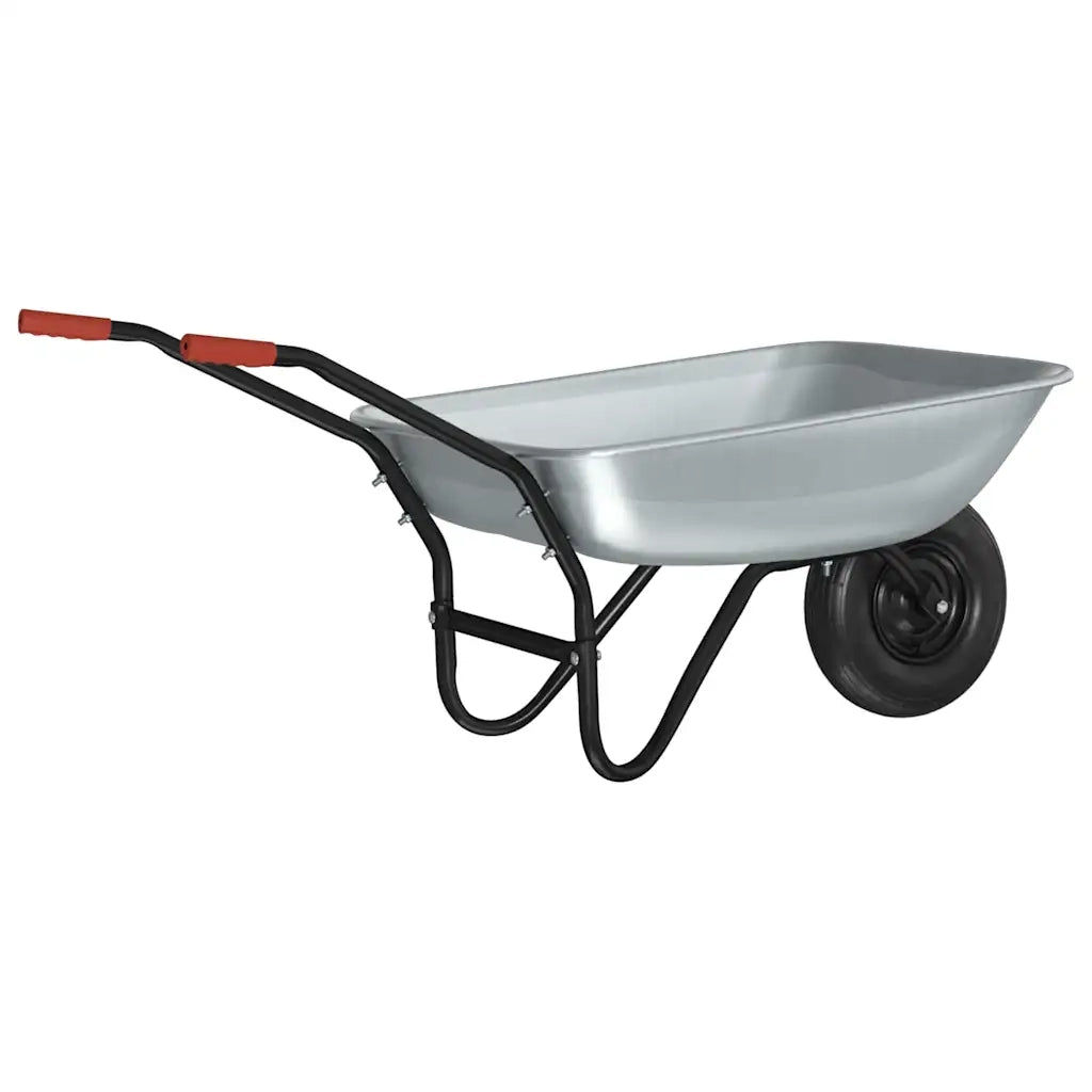 Carriole Argento e Nero 133 x 62,5 x 58 cm Acciaio CFW2654703