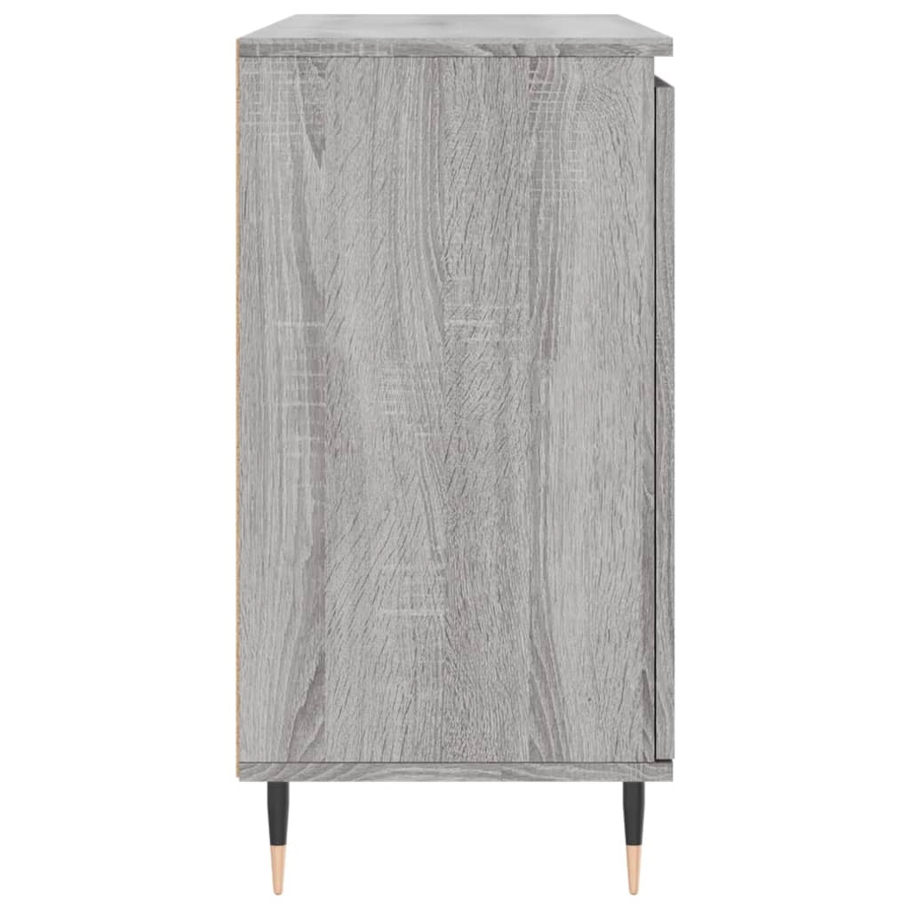 Buffet credenza cassettiera armadio mobile contenitore organizer cucina soggiorno salotto Sonoma 104 x 35 x 70 cm legno ingegnerizzato grigio 02_0036281