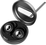 Orecchini per il sonno 45db Orecchini sordi riduttivi del rumore con silicone Orecchini riciclabili per russare Protezione uditiva Orecchini con scatola (Nero)