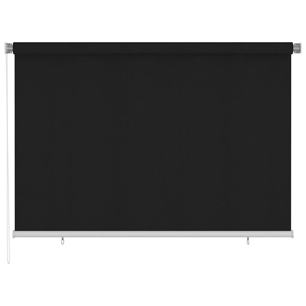 Tenda a Rullo per Esterni-Tenda da sole avvolgibile 220x140 cm Nera