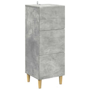 Mobile con Cassetti Grigio Cemento 33 x 34,5 x 90 cm