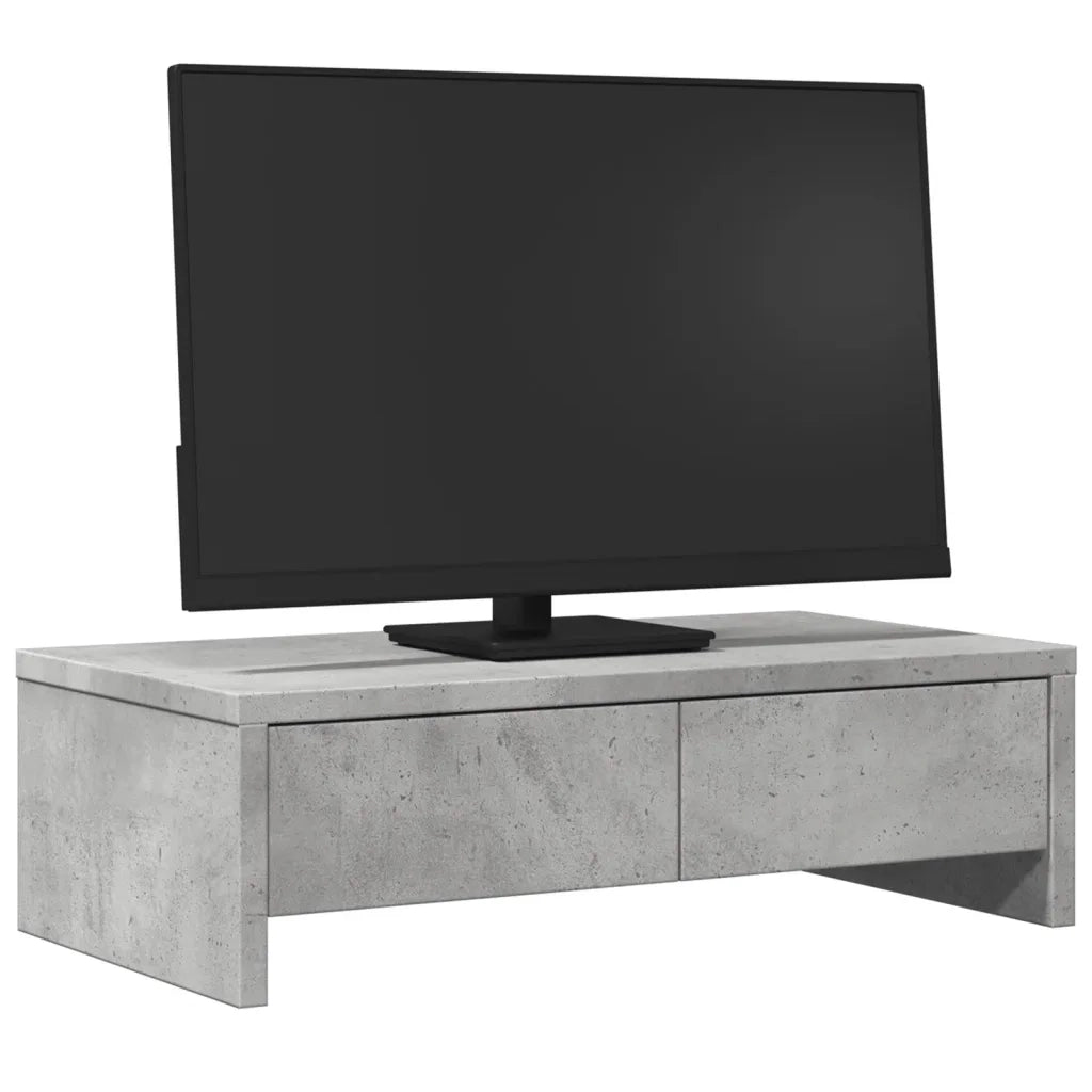 Supporto Monitor con Cassetti Grigio 50x27x15 cm in Truciolato CFW2013574