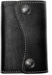 Porta Chiavi in Pelle - Portachiavi con Cinturino - Etichette per Chiavi - Portachiavi Fotocamera - Realizzare un Portachiavi - Dimensioni 7 x 11 cm (aperto)