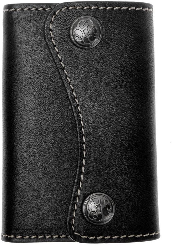 Porta Chiavi in Pelle - Portachiavi con Cinturino - Etichette per Chiavi - Portachiavi Fotocamera - Realizzare un Portachiavi - Dimensioni 7 x 11 cm (aperto)