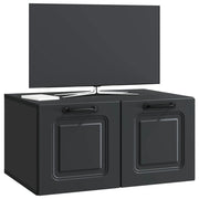 Mobile TV da Muro | Armadietto TV | Mobile Porta TV Nero 59,5 x 41 x 30 cm