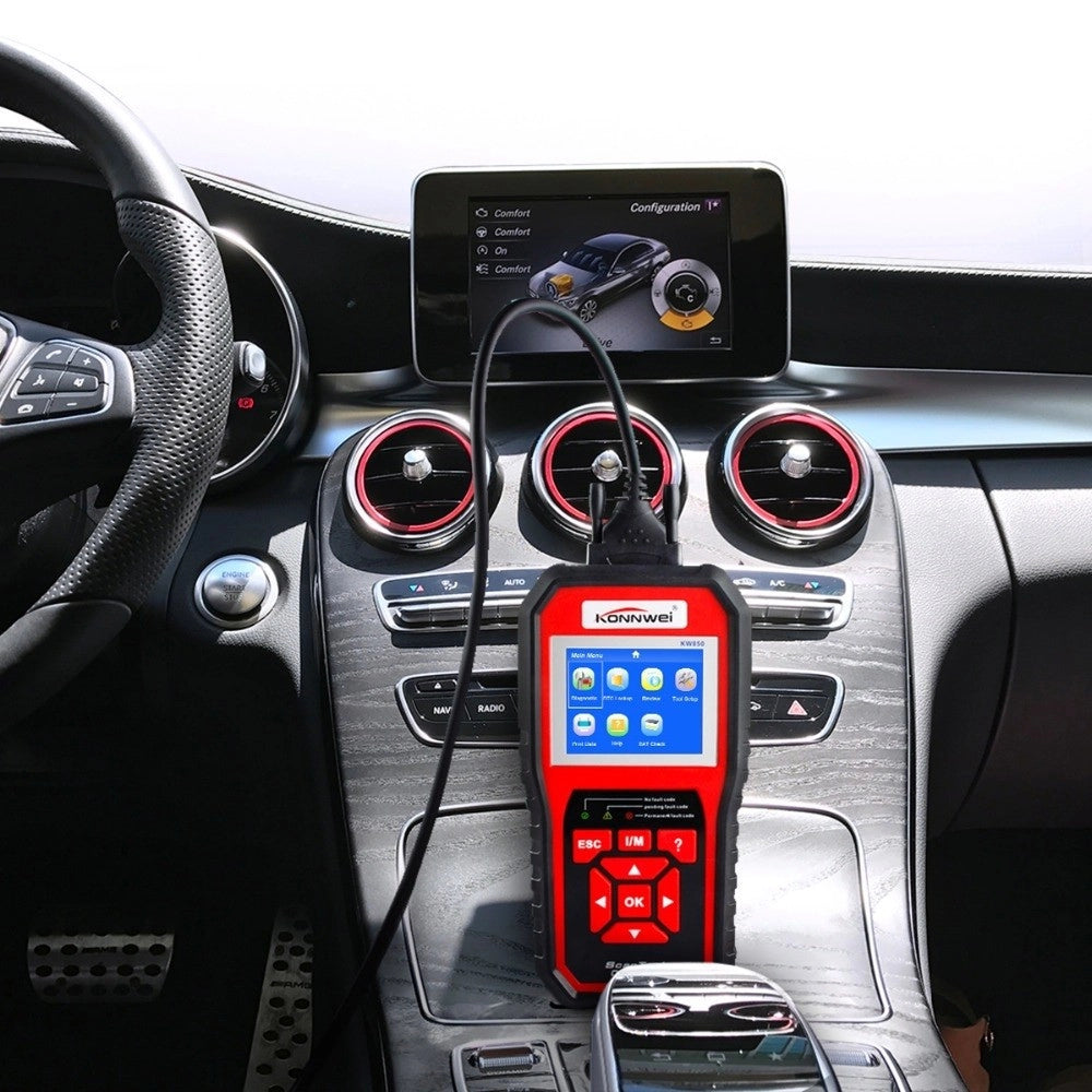 Trade Shop - Tester Obdii/obd2 Eobd Lettore Codice Diagnostico Kw850 Diagnosi Auto Odb Obd2 -