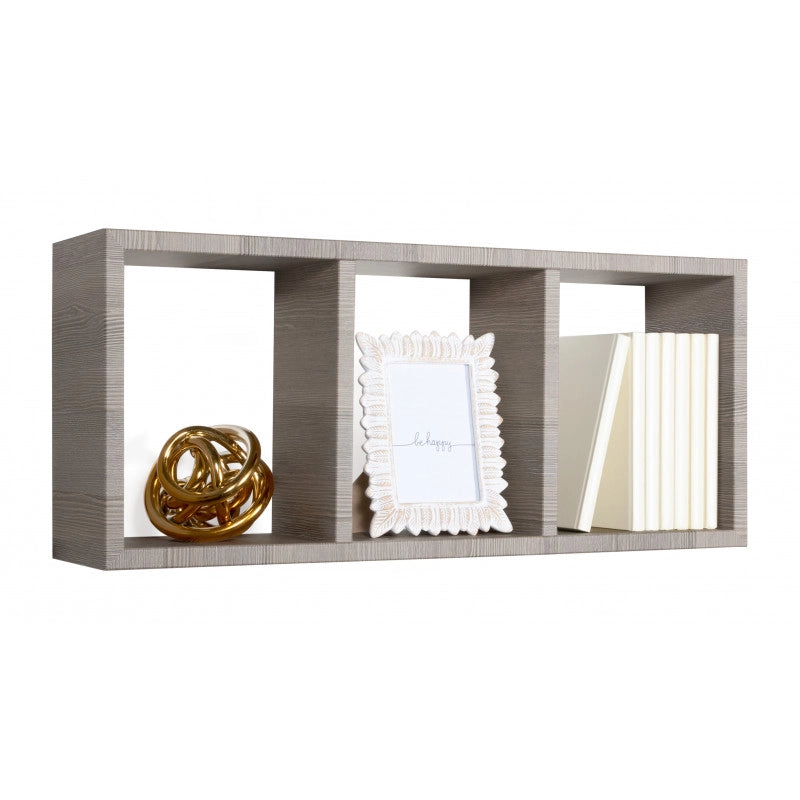 Mensola da Muro, Libreria Sospesa, Libreria da Parete, Scaffale da Parete, Rovere Moka, 70x30 p15,5 cm - Tristano