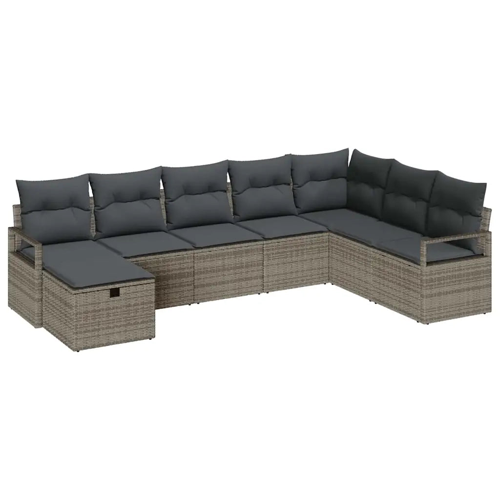 Set di divani con cuscino 5 pcs polyrattan