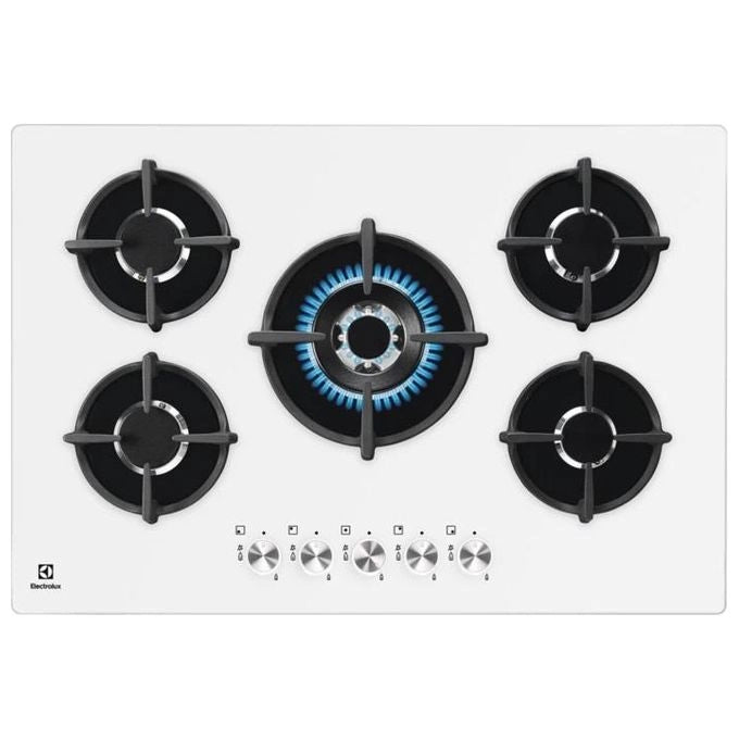 Electrolux KGG7537W Piano cottura Serie 600 Gas on Glass 75cm