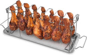 Accessorio per BBQ - Sostegno per pollo in acciaio inossidabile - 14 pezzi accessori