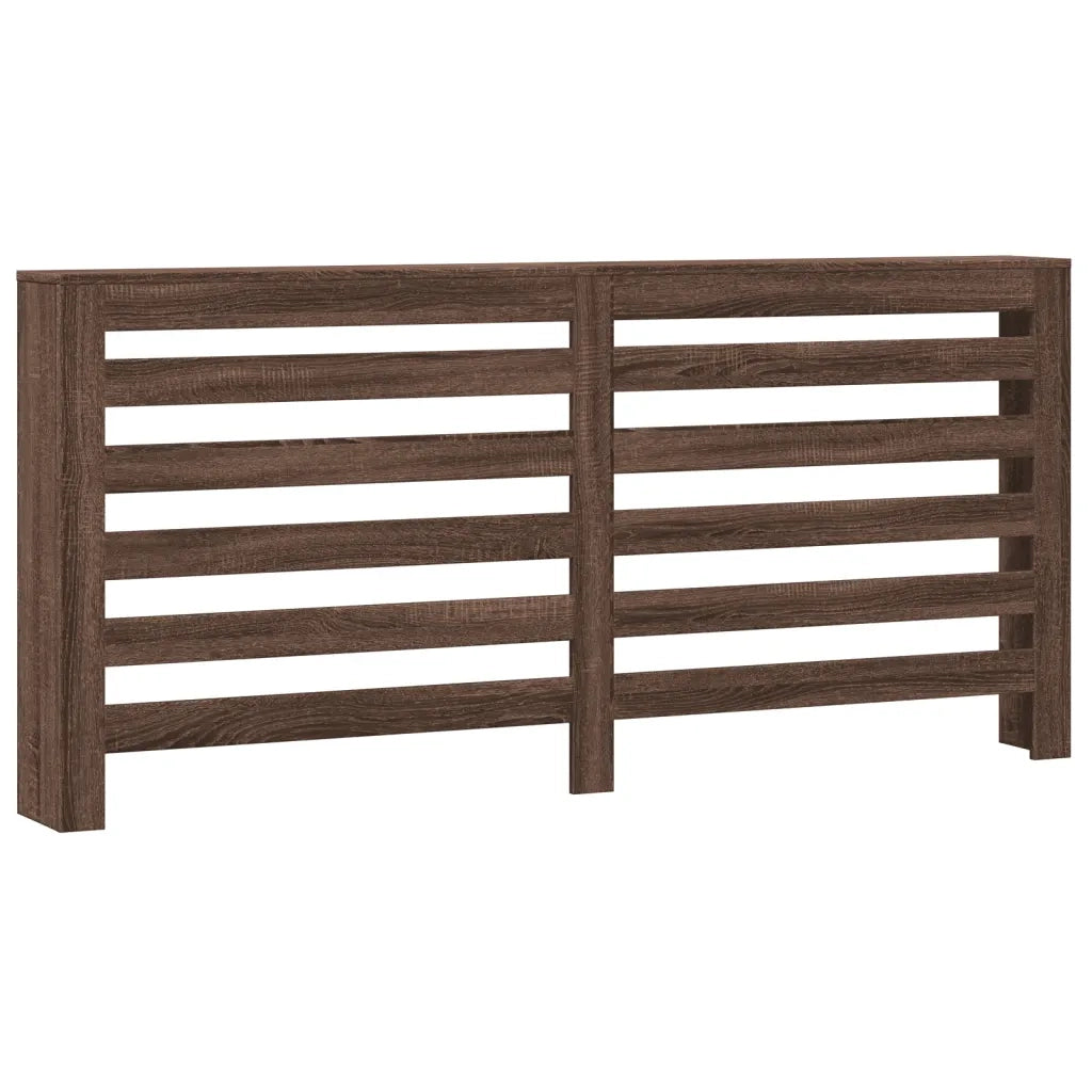 vidaXL Copertura Termosifone Rovere Marrone 175x20x82cm in Multistrato
