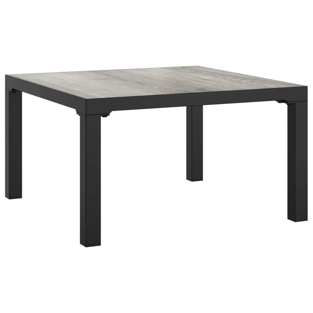 Set di mobili da giardino mobili da esterno set da 4 pezzi resina intrecciata nera e grigia 02_0016270